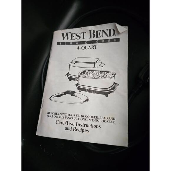 Vtg West Bend 4qt Slow Cooker - Picture 2 of 4